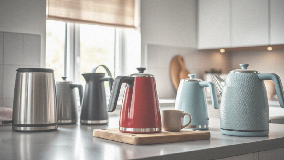 Jakie kolory i style są oferowane w czajnikach na indukcję?