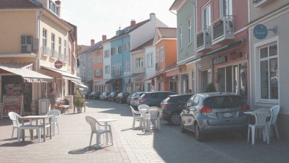 Co charakteryzuje ulicę Nadmorską w Sarbinowie?