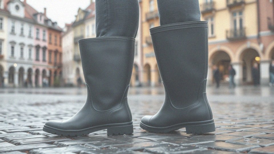 Jak uniwersalny i nowoczesny wygląd butów na deszcz wpływa na ich użyteczność?