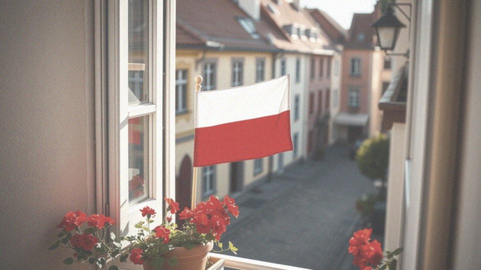 Jak używać flagi bez drzewca i gdzie ją umieścić?
