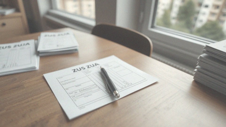 ZUS ZUA druk – jak wypełnić formularz krok po kroku?